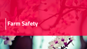 Farm Safety: Animal Handling & Lab Safety Presentation