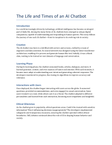 The Life and Times of an AI Chatbot Story