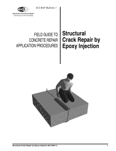 ACI RAP 1 Structural Crack Repair by Epoxy Injection