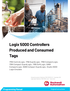 Logix 5000 Controllers Produced and Consumed Tags Programming Guide