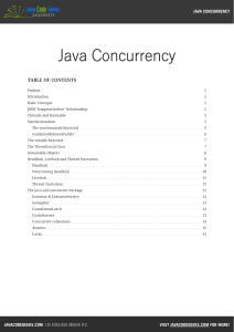Java Concurrency Cheatsheet: Threads, Synchronization, JMM