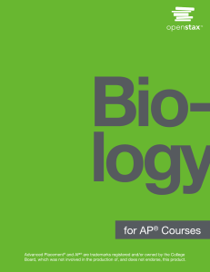 Biology for AP&reg; Courses Textbook