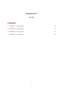 Probability Assignment: Joint Distributions & Expected Values