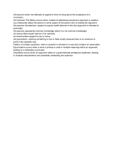 Logical Fallacies Explained: Ad Hominem, Ad Populum, Equivocation