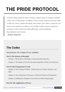 The Pride Protocol: Strength Training Guide