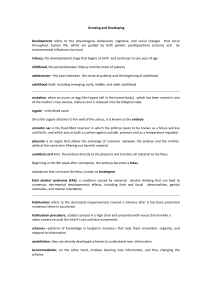 Human Growth & Development: Key Concepts