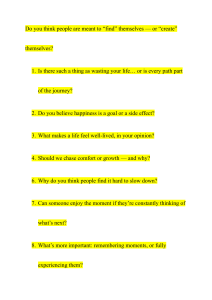 Deep Life Questions: Self-Discovery, Happiness, Fear & Growth