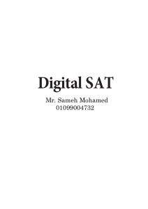 Digital SAT Math: Algebra, Expressions & Order of Operations Study Guide