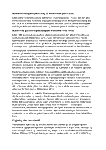 Hjemmeteknologi og kvinnerollen i Norge (1945-2000): Brudd og kontinuitet