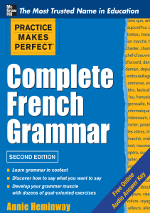 Practice Makes Perfect - Complete French Grammar (2nd Ed)