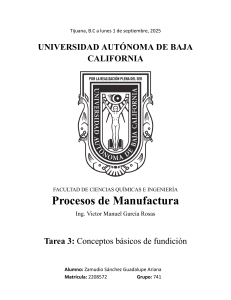 Conceptos b&aacute;sicos de fundici&oacute;n