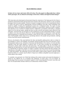 Driverless Vehicles: Advantages vs. Disadvantages - IELTS Essay