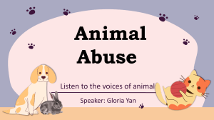 Animal Abuse: Understanding, Prevention, and Action