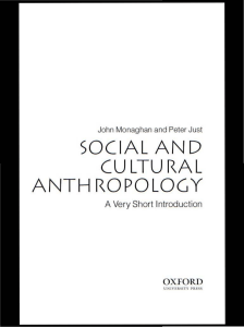 Social & Cultural Anthropology: A Short Introduction