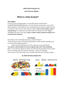 What Data Analysts Do: Role, Process, and Common Myths Debunked
