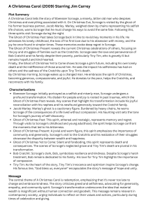 A Christmas Carol (2009) Study Guide: Plot, Characters, Message