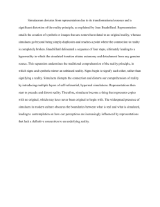 Baudrillard's Simulacra: Reality, Representation & Hyperreality Explained