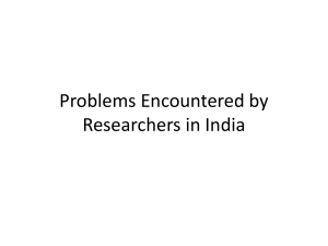 Problems Faced by Researchers in India: Challenges & Solutions