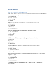 IT Practice Questions: Cybercrime, Technology & Systems