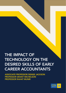Technology's Impact on Early Career Accountant Skills | CPA Australia Report