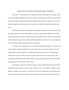 Literary Devices in Scrooge's Character Development | A Christmas Carol
