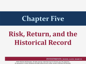 Risk, Return & Historical Record: Investment Analysis