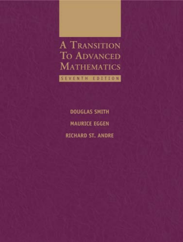 Transition Math Textbooks Transition to Advanced Mathematics Textbook