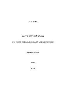 Autoestima Sana: Una guía basada en la investigación para una autoestima saludable