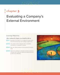 Evaluating a Company's External Environment
