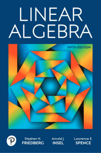 Linear Algebra Textbook, 5th Edition