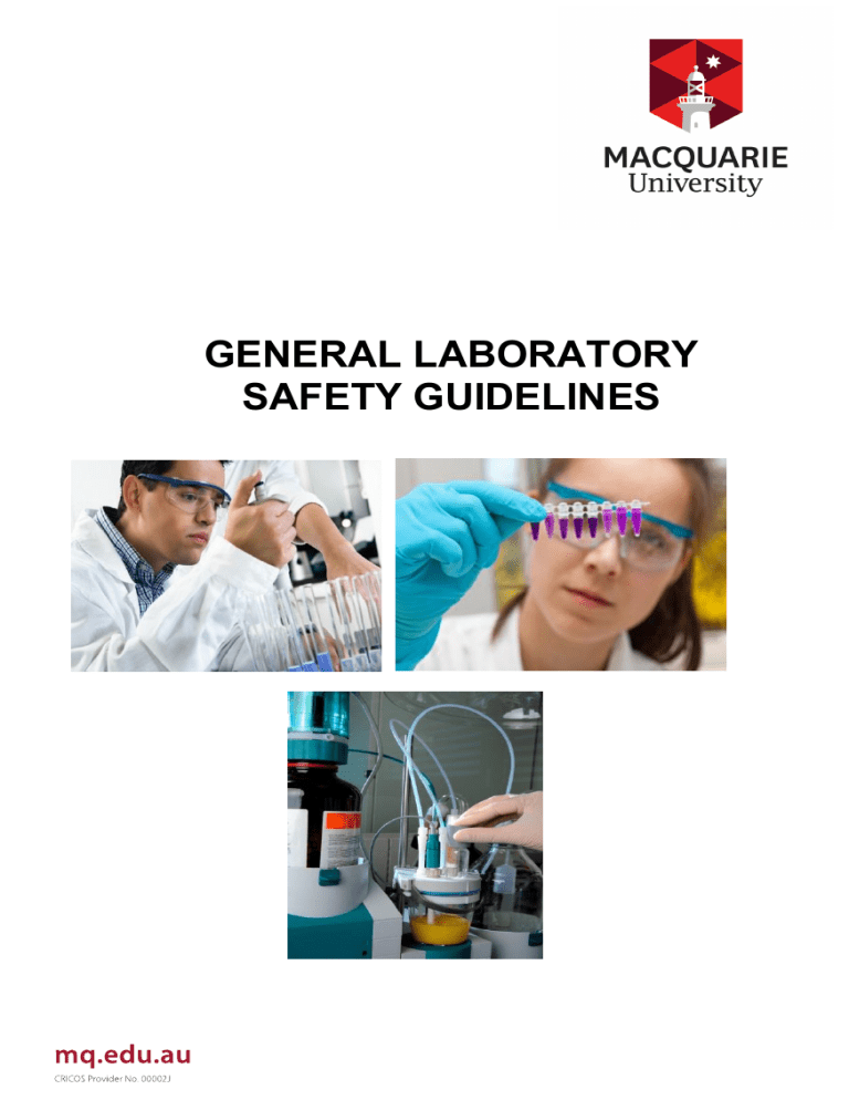 Laboratory Safety Guidelines - Macquarie University