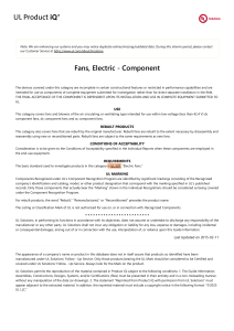 UL Electric Fan Component Guide: Safety & Compliance