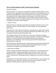 US Tariff Landscape 2025: Economic Impact & Analysis