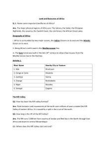 Africa: Landforms, Geography, Rift Valley & Ancient Civilizations