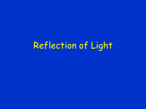 Reflection of Light: Physics Concepts, Mirrors, and Image Formation