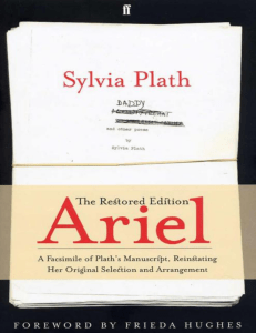 Sylvia Plath's Ariel: The Restored Edition - Original Manuscript & Foreword