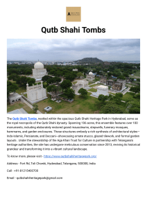 Qutb Shahi Tombs: Hyderabad's Royal Necropolis & Heritage Park