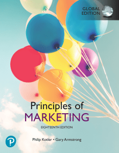Principles of Marketing 18th Edition Textbook