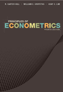 Principles of Econometrics 4th Ed. - Hill, Griffiths, Lim