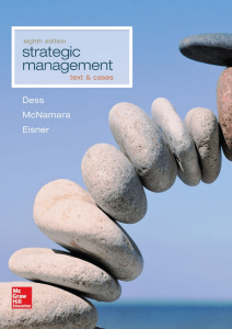 Strategic Management: Text & Cases - Dess, McNamara, Eisner (8th Ed)