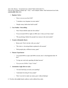 Finance & Investment Content Ideas: Beginner to Advanced Strategy
