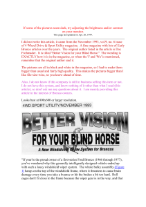 Ford Bronco Wiper Upgrade: Better Vision for Your Ride