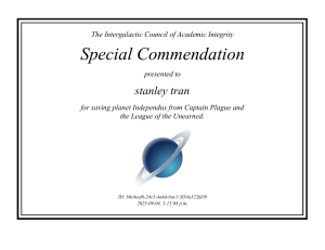 Academic Integrity Award: Stanley Tran Saves Independus