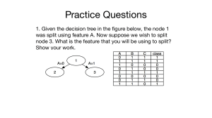 Decision Tree Practice Questions