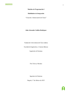 Tarea POO: Clases, Atributos, M&eacute;todos en Python