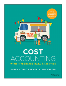 Cost Accounting with Integrated Data Analytics Textbook