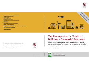 Entrepreneur's Guide to Building a Successful Business