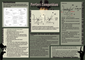 Perfect Competition: Definition, Characteristics & Examples