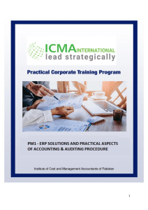 ERP Solutions & Accounting Auditing Training Program
