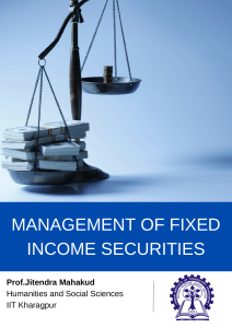 Fixed Income Securities Management Course